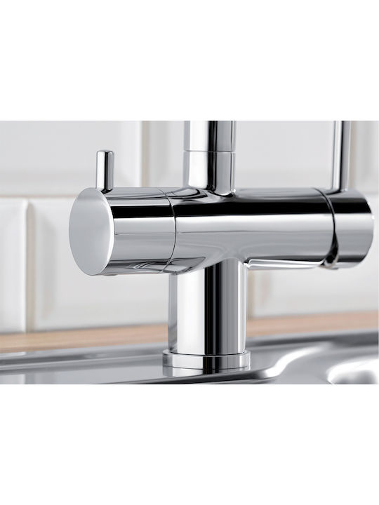 Blanco Fontas II Kitchen Faucet Counter with Spiral Black