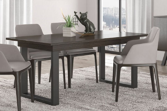 Νο 7 Masă Sala de mese Masa extensibilă Wenge 150(+30)x90x78buc