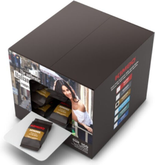 Kimbo Capsules Espresso Armonia Compatible with Machine LavAzza Point 100caps,tobolek