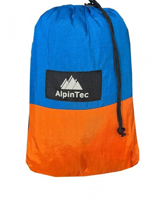AlpinPro Explorer Hängematte Fallschirm Doppelter Stoff Blau 300x200cm