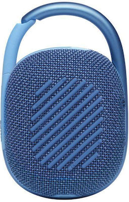 JBL Clip 4 Eco Blue Wasserdicht Bluetooth-Lautsprecher 5W mit Batterielaufzeit bis zu 10 Stunden Blau