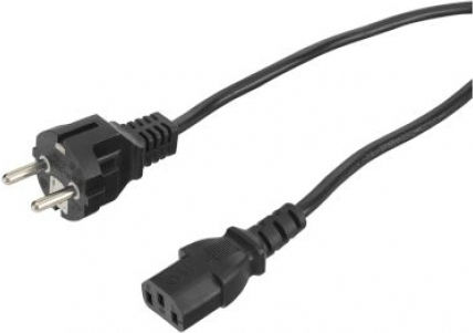 Tele Schuko - IEC C13 Kabel 1.5m Schwarz (CR-540B)