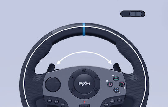 PXN PXN-V9 v1 Lenkrad mit Gangschaltung und Pedalen für PC / PS3 / PS4 / Schalter / XBOX Eins / Xbox Serie X/S