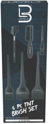L3vel3 Hair Colouring Brushes 6pcs