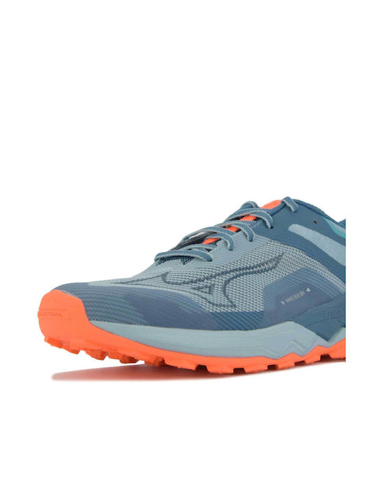 Wave Ibuki 4 Ανδρικά Αθλητικά Παπούτσια Trail Running Blue Ashes / Light Orange