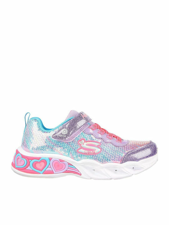 SWEETHEART Kids Sneakers with Scratch Pink
