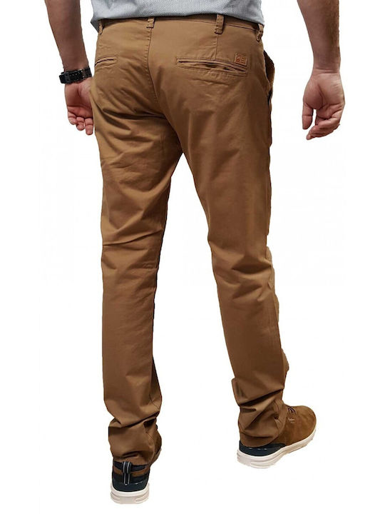 Cover Jeans Chibo T0085 Men's Trousers Chino Brown T0085-24