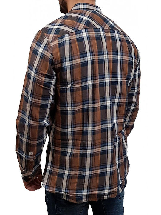 Pepe Jeans Irvin Πουκάμισο Καφέ