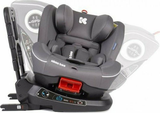 Kikka Boo Twister Sips Baby Car Seat with Isofix Black 0-25 kg