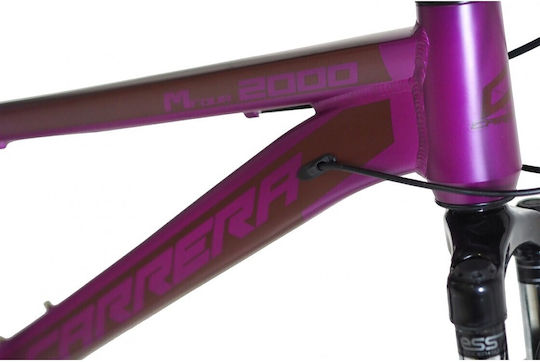 Carrera M6 2000 26" 2023 Μωβ Mountain Bike με 21 Ταχύτητες