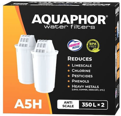 Aquaphor Filtru de Apă de Schimb pentru Cană din Carbon Activ A5 2buc