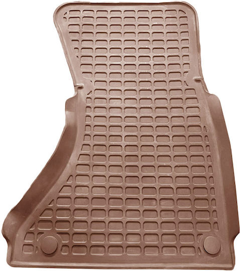 Carner Set of Front and Rear Mats 4pcs Tray Type for Audi A5 8T 07-15 Beige