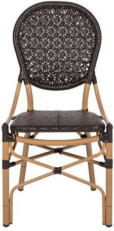 Καρέκλα Bamboo Look Καφέ 47x58x95εκ.