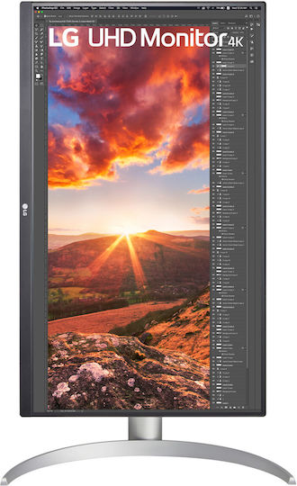 LG 27UP85NP-W IPS HDR Монитор 27" 4K 3840x2160 с Време за Реакция 5мс GTG