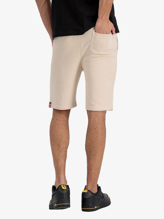 Alpha Industries Sportliche Herrenshorts Ecru