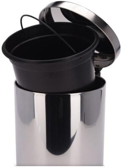 Silver Waste Bin 20lt Silver Waste Bin 20lt