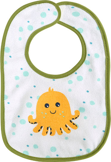 Lorelli Bib Fabric with Hoop & Loop Fastener White for 0 m+ 7pcs