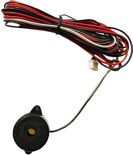Steel Mate Car Parking System Front Wheel with Screen / Buzzer and 2 Sensors 18mm in Black Color