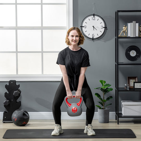 Sportnow Sportnow A91-255V06RD Kettlebell από PVC 14kg Κόκκινο