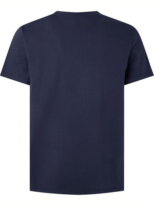 T-shirt Navy Μπλε