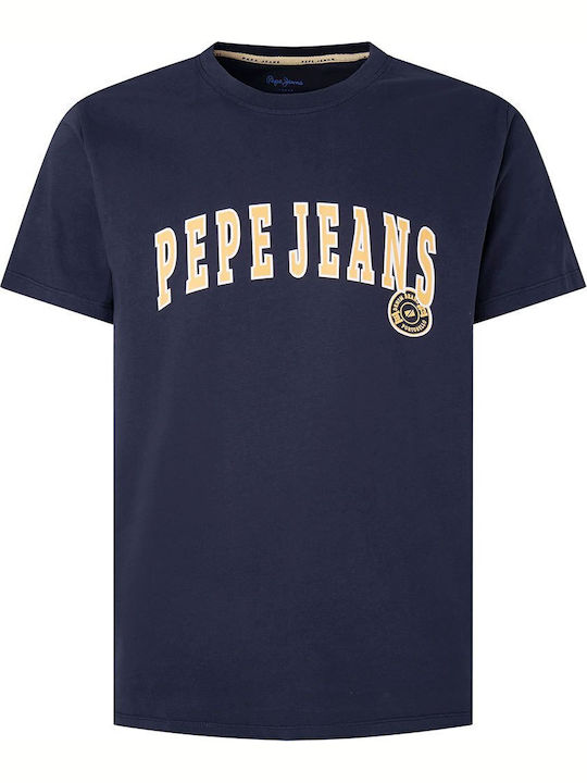 T-shirt Navy Μπλε