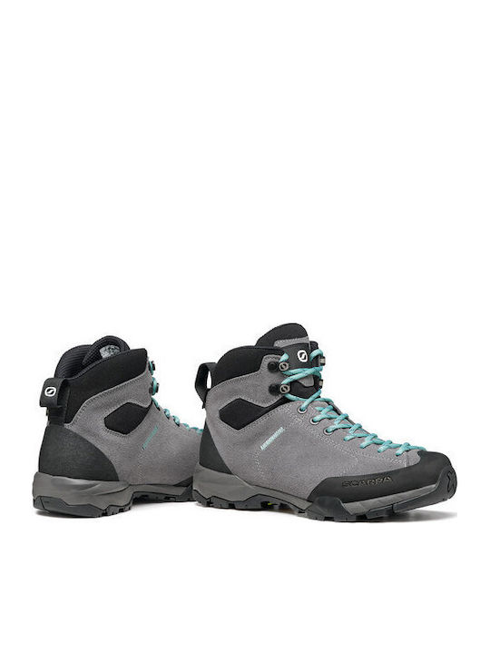 Scarpa Mojito Hike GTX Γυναικεία Ορειβατικά Μποτάκια Αδιάβροχα με Μεμβράνη Gore-Tex Γκρι
