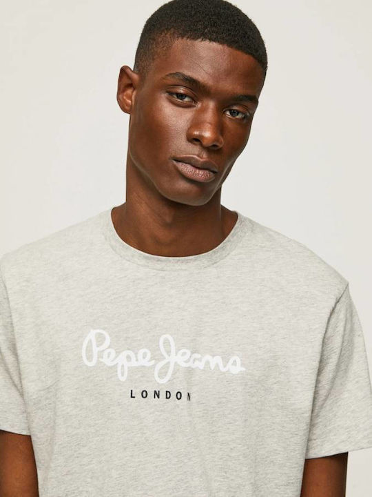 Pepe Jeans Men's Short Sleeve T-shirt Gray