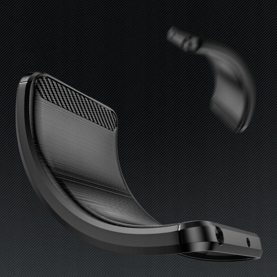 Tech-Protect Rugged Carbon Back Cover Σιλικόνης Μαύρο (Galaxy A34)