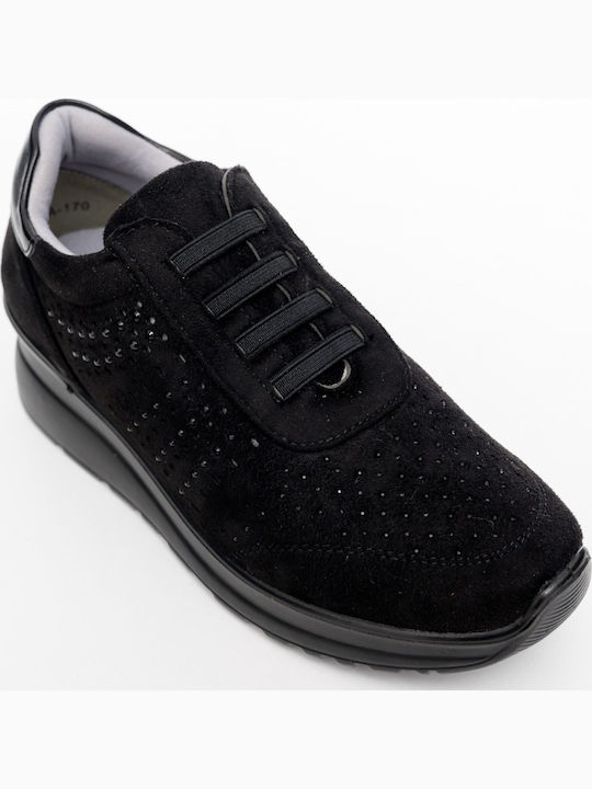 Dilena Γυναικεία Ανατομικά Sneakers Μαύρα