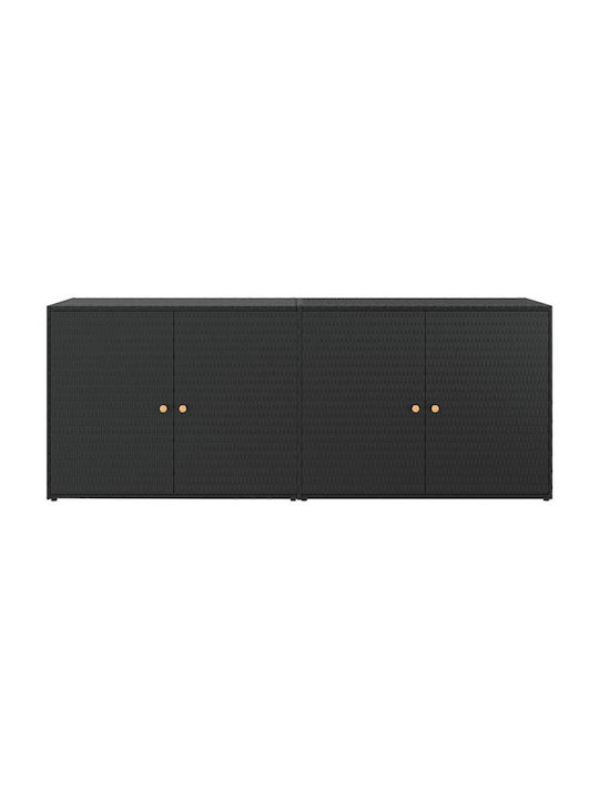 Τετράφυλλη Ντουλάπα Πλαστική 198x55.5x80εκ.