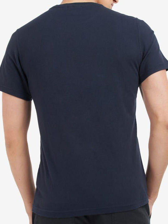 Barbour Men's Short Sleeve T-shirt Navy Blue