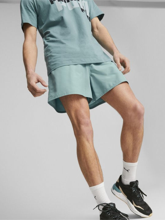 Essentials+ Logo Power Men's Athletic Shorts Green
