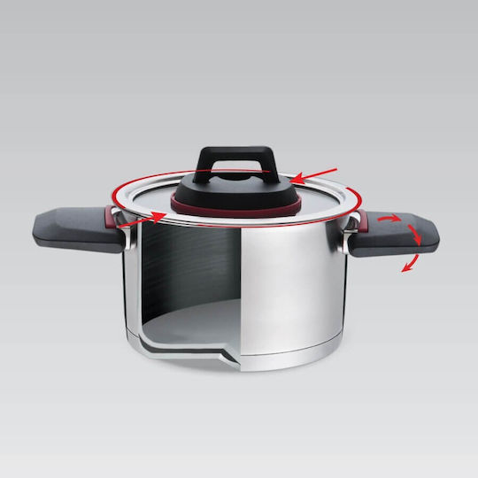 Maestro Deep Stainless Steel Pot 3.2lt / 20cm