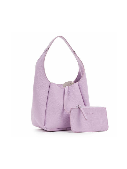 Verde Women's Shoulder Bag Set Lilac