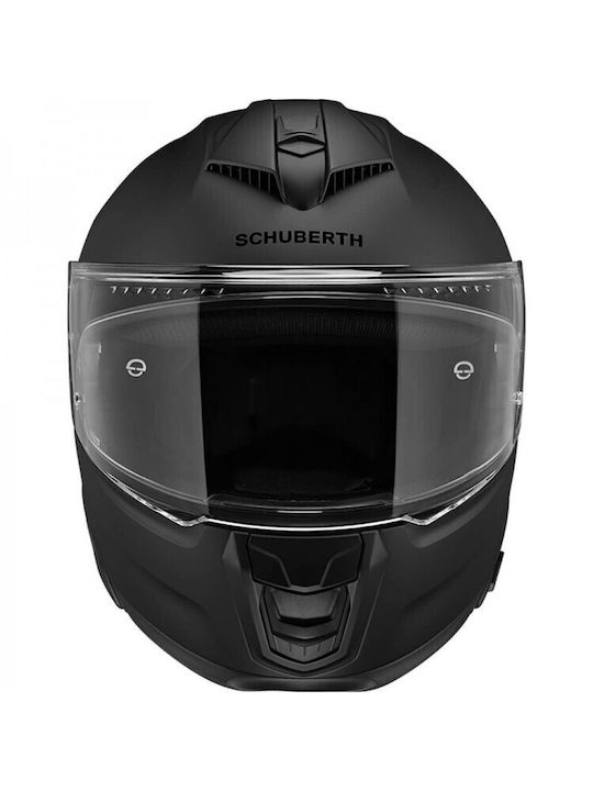 Schuberth S3 Matt Black Κράνος Μηχανής Full Face ECE 22.06 με Pinlock και Sunvisor