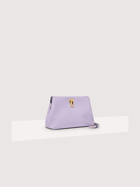 Coccinelle Beat Leather Women's Bag Crossbody Lilac