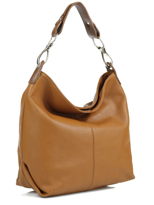 Passaggio Leather Hobo Shoulder Bag Made of Genuine Leather