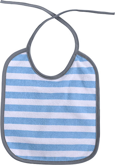 Lorelli Bib Fabric with Lace Band Blue for 0 m+ 7pcs