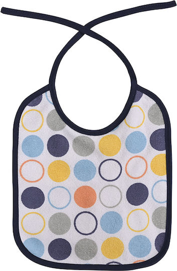 Lorelli Bib Fabric with Lace Band Blue for 0 m+ 7pcs