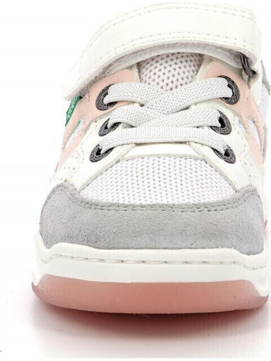 Kikouak Παιδικά Sneakers με Σκρατς Blanc Rose