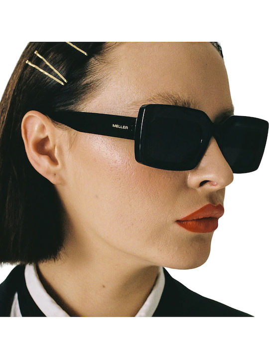 Meller Nala Unisex Sunglasses with Plastic Frame All Black NL-TUTCAR