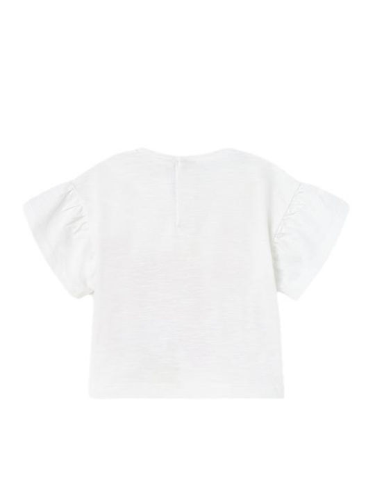 Mayoral Kids Blouse Short Sleeve White