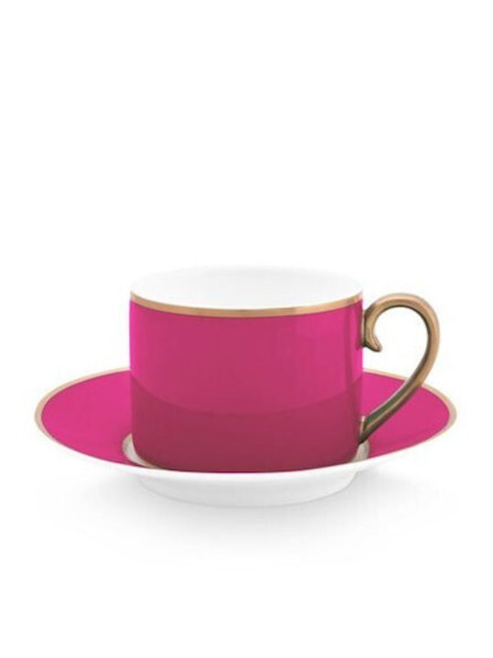 PiP Studio Porcelain Cappuccino Cup Set 220ml Pink