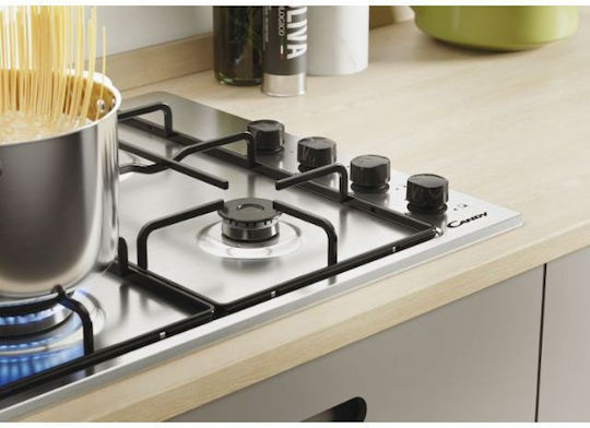 Candy Gas Cooktop Autonomous 59x51cm Silver