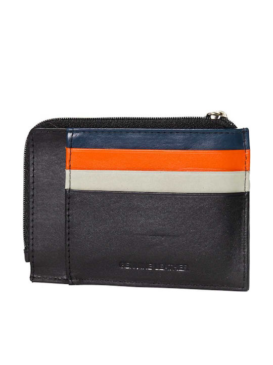 Leather Men's Wallet Cards Black
