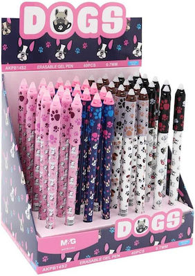 M&G Cats And Dogs Pen Gel 0.5mm (Μiscellaneous Designs/Colors)