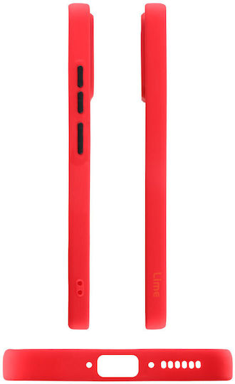 Lime Fusion Umschlag Rückseite Kunststoff Rot (Galaxy A54)