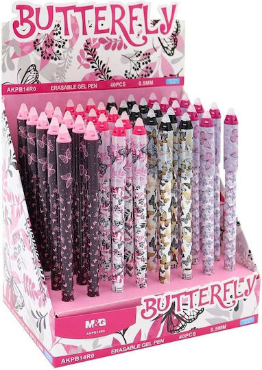 M&G Butterfly Pen Gel 0.5mm (Μiscellaneous Designs/Colors)