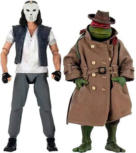 Neca Teenage Mutant Ninja Turtles: Casey Jones & Raphael in Disguise Action Figure NEC54124