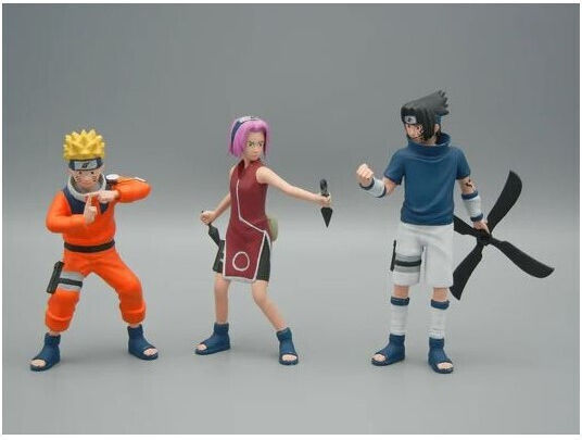 Comansi Naruto: Σετ Φιγούρα Δράσης 3τμχ